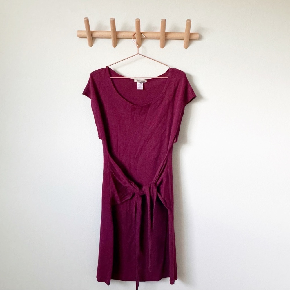 Prairie Underground Tie Waist Hemp Dress